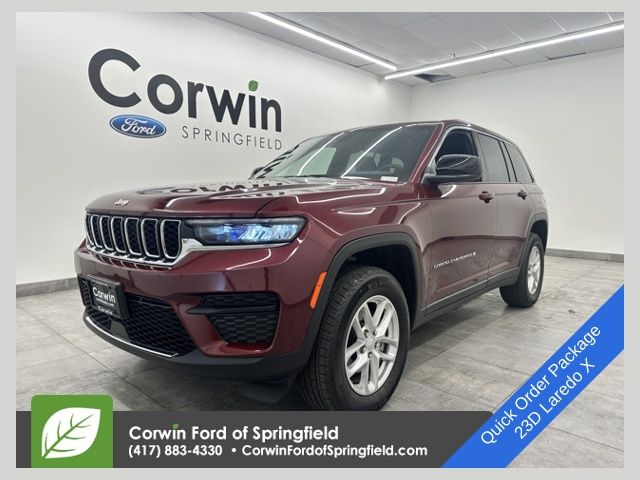 Velvet Red Pearlcoat 2025 Jeep Grand Cherokee Laredo X 4WD SUV / Crossover Four-Wheel Drive 8-Speed Automatic