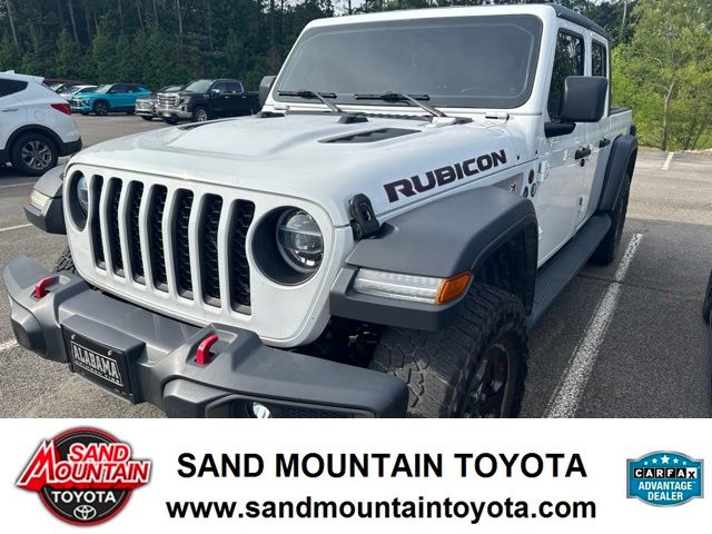 Bright White Clearcoat 2020 Jeep Gladiator Rubicon Crew Cab 4WD Pickup Truck Four-Wheel Drive 8-Speed Automatic