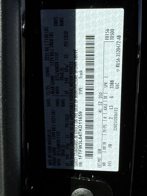 New 2026 Black Ford XLT image 21