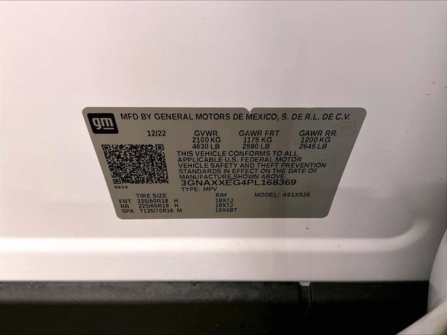 2023 Chevrolet Equinox Premier White at Klick Lewis Buick Chevrolet