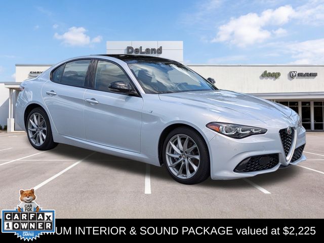 Moonlight Gray Metallic 2024 Alfa Romeo Giulia Sedan Rear-Wheel Drive 8-Speed Automatic