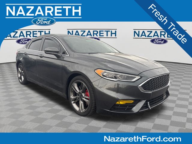 Gray (Magnetic) 2017 Ford Fusion Sport AWD Sedan All-Wheel Drive 6-Speed Automatic