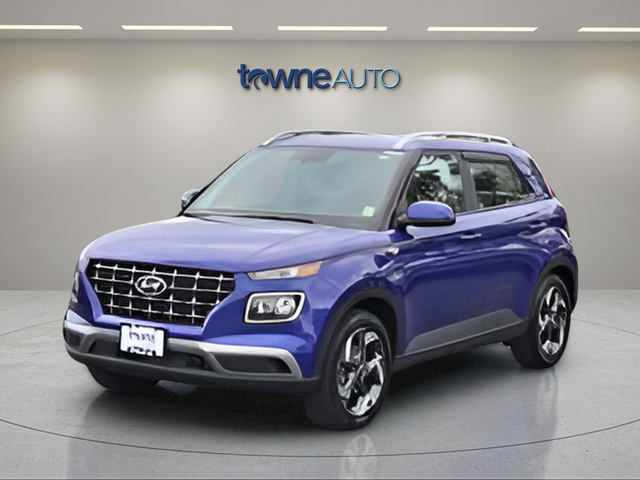 Intense Blue 2023 Hyundai Venue SUV / Crossover Front-Wheel Drive Continuously Variable Transmission