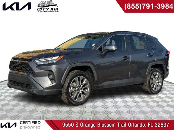 Magnetic Gray Metallic 2023 Toyota RAV4 XLE Premium FWD SUV / Crossover Front-Wheel Drive 8-Speed Automatic