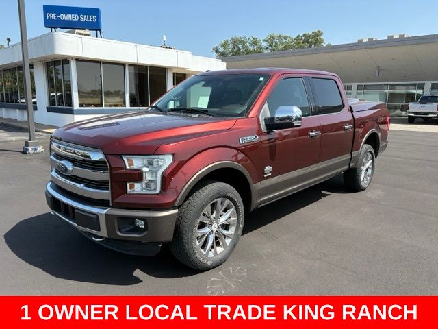 Red (Bronze Fire Metallic) 2016 Ford F-150 Pickup Truck Four-Wheel Drive 6-Speed Automatic