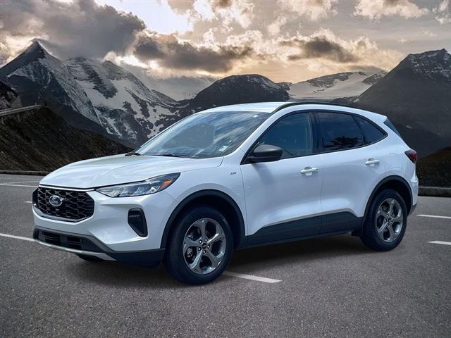 Silver Metallic 2025 Ford Escape SUV / Crossover All-Wheel Drive 8-Speed Automatic
