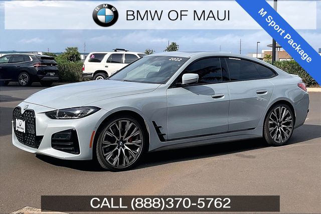 Gray Metallic 2022 BMW 4 Series Coupe Rear-Wheel Drive 8-Speed Automatic