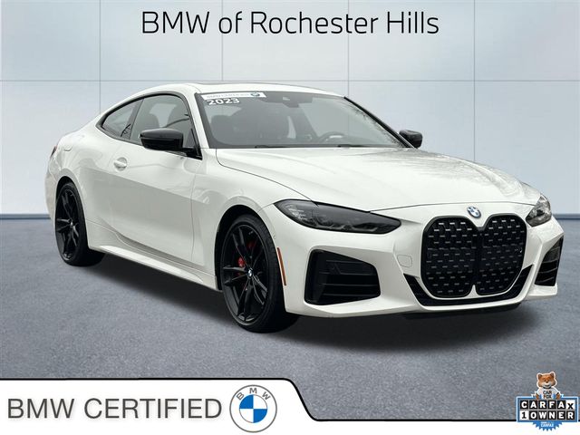 Alpine White 2023 BMW 4 Series M440i Coupe xDrive Coupe Rear-Wheel Drive 8-Speed Automatic