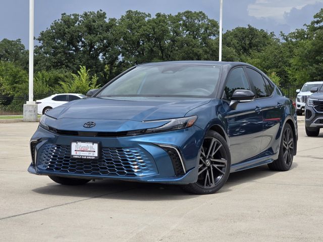 Ocean Gem/Midnight Black Metallic 2025 Toyota Camry Sedan Front-Wheel Drive Continuously Variable Transmission