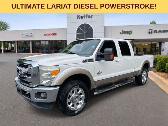 White Platinum Tri-Coat 2013 Ford F-250 Super Duty Pickup Truck Four-Wheel Drive 6-Speed Automatic Overdrive