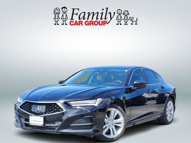 Majestic Black Pearl 2023 Acura TLX FWD with Technology Package Sedan Front-Wheel Drive Automatic