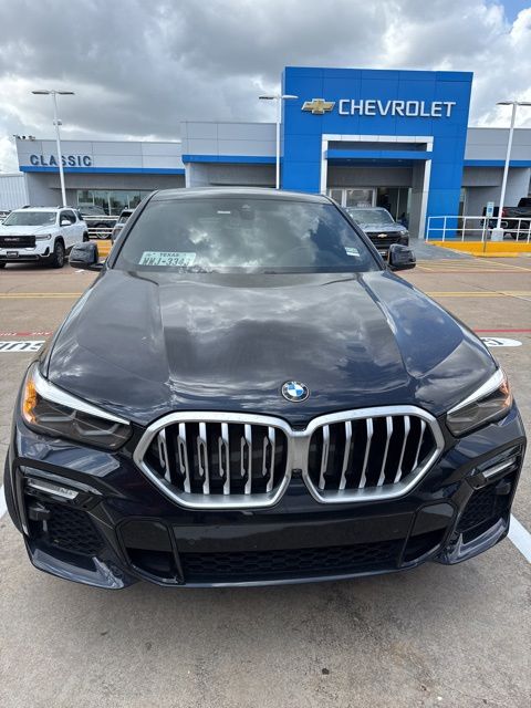 Carbon Black Metallic 2021 BMW X6 xDrive40i AWD SUV / Crossover All-Wheel Drive 8-Speed Automatic