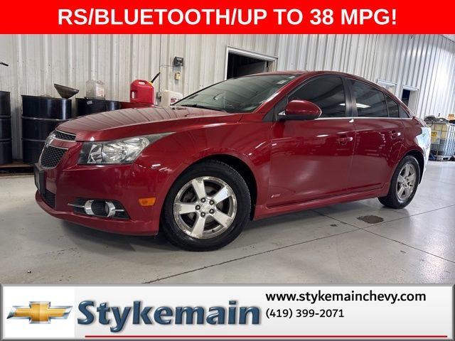 Crystal Red Tintcoat 2014 Chevrolet Cruze Sedan Front-Wheel Drive 6-Speed Automatic Overdrive