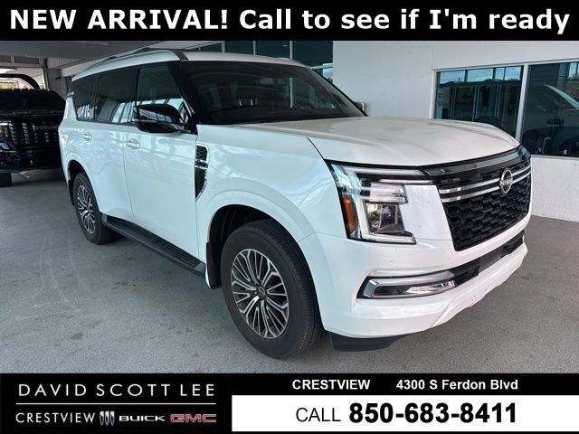 Aspen White 2025 Nissan Armada SL RWD SUV / Crossover 4X2 9-Speed Automatic