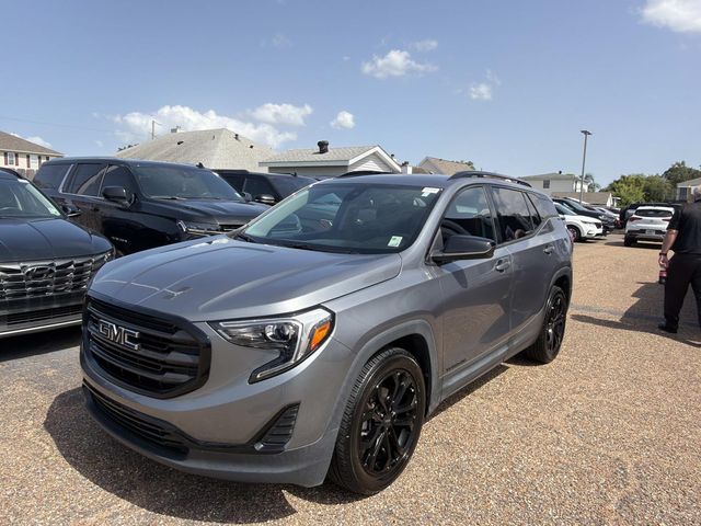 Gray (Steel Metallic) 2021 GMC Terrain SUV / Crossover Front-Wheel Drive 9-Speed Automatic