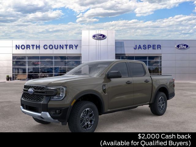 Gray 2026 Ford Ranger Pickup Truck Four-Wheel Drive Automatic