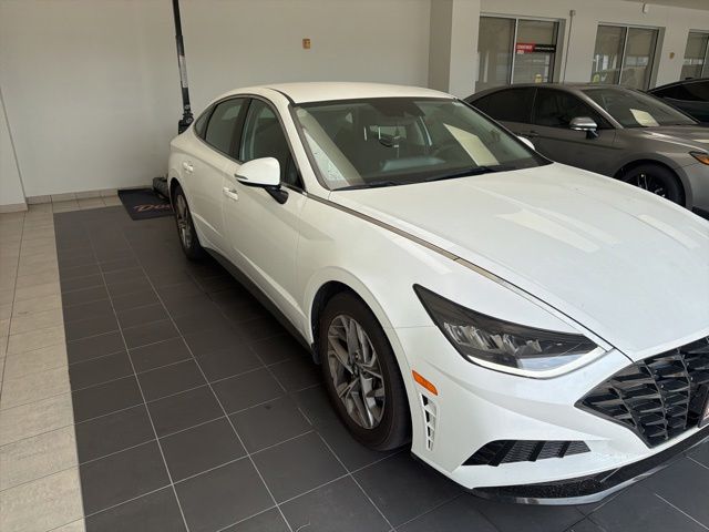 2023 Hyundai Sonata SEL White at Joe Myers Mazda Kia