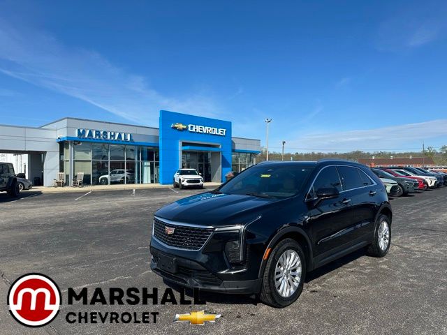Stellar Black Metallic 2024 Cadillac XT4 Luxury AWD SUV / Crossover Four-Wheel Drive 9-Speed Automatic