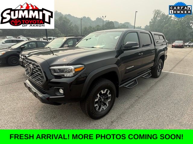 Midnight Black Metallic 2021 Toyota Tacoma Pickup Truck Four-Wheel Drive 6-Speed Manual
