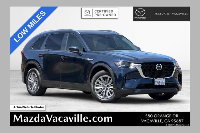 Deep Crystal Blue Mica 2025 Mazda CX-90 3.3 Turbo Preferred AWD SUV / Crossover All-Wheel Drive 8-Speed Automatic
