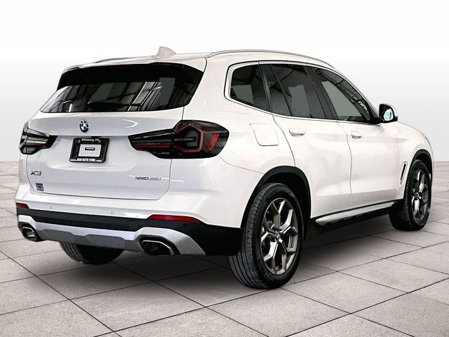 2022 BMW X3 xDrive30i White at Klick Lewis Buick Chevrolet