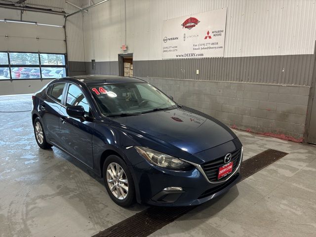 Deep Crystal Blue Mica 2014 Mazda MAZDA3 i Touring Sedan Sedan Front-Wheel Drive 6-Speed Automatic