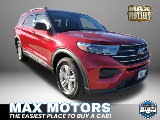 Used 2021 Ford Explorer XLT with VIN 1FMSK8DH3MGB44023 for sale in Kansas City