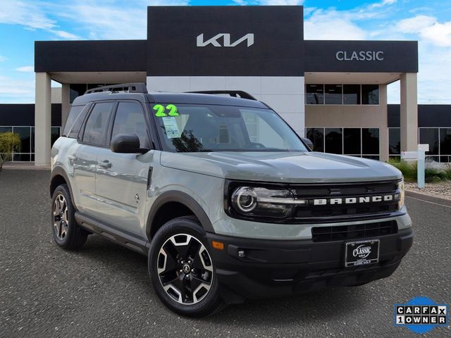 Cactus Gray 2022 Ford Bronco Sport Outer Banks AWD SUV / Crossover All-Wheel Drive 8-Speed Automatic