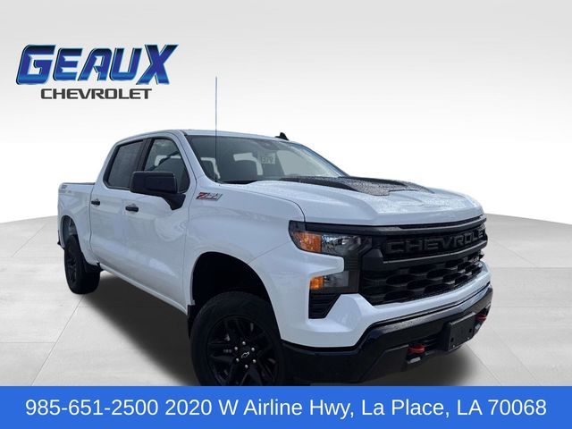 Summit White 2025 Chevrolet Silverado 1500 Pickup Truck Four-Wheel Drive Automatic