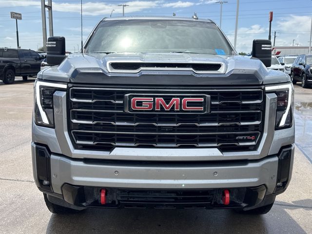2025 GMC Sierra 2500HD AT4 Silver at Bayway Cadillac of The Woodlands