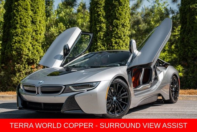 Individual Donington Gray Met w/Frozen Gray Accent 2019 BMW i8 Coupe All-Wheel Drive 6-Speed Automatic