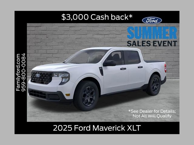 Oxford White 2025 Ford Maverick Pickup Truck All-Wheel Drive 8-Speed Automatic