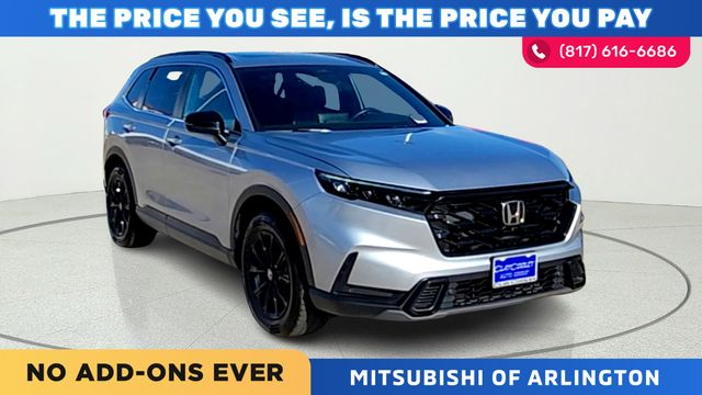 Silver 2024 Honda CR-V Hybrid SUV / Crossover All-Wheel Drive Continuously Variable Transmission