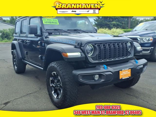 Black Clearcoat 2024 Jeep Wrangler 4xe SUV / Crossover Four-Wheel Drive 8-Speed Automatic