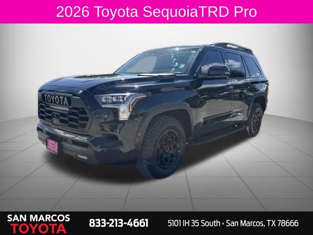 Midnight Black Metallic 2026 Toyota Sequoia SUV / Crossover Four-Wheel Drive Automatic