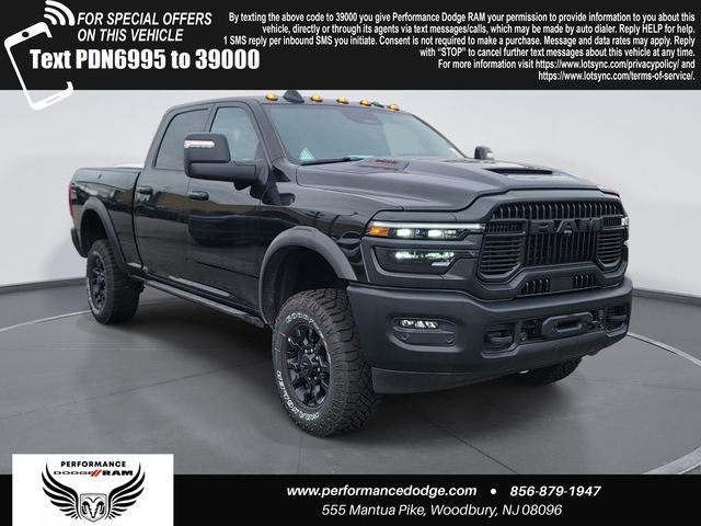 Diamond Black Crystal Pearlcoat 2026 RAM 2500 Pickup Truck Four-Wheel Drive 8-Speed Automatic