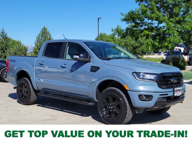Blue (Azure Gray Metallic) 2023 Ford Ranger Pickup Truck Four-Wheel Drive Automatic