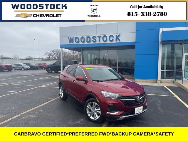 Chili Red Metallic 2021 Buick Encore GX Preferred FWD SUV / Crossover Front-Wheel Drive Continuously Variable Transmission