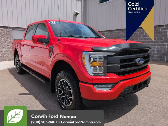 Race Red 2021 Ford F-150 Pickup Truck Four-Wheel Drive Automatic