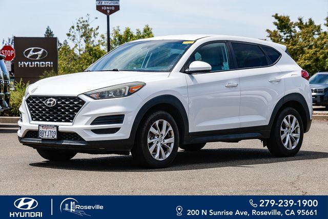 White Pearl 2019 Hyundai Tucson SUV / Crossover Front-Wheel Drive 6-Speed Automatic