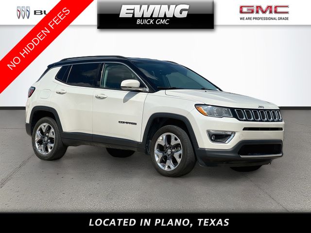 Pearl White Tri-Coat 2018 Jeep Compass SUV / Crossover Four-Wheel Drive 9-Speed Automatic