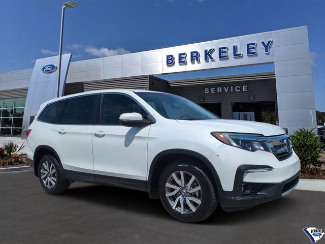 Platinum White Pearl 2020 Honda Pilot EX FWD SUV / Crossover Front-Wheel Drive 6-Speed Automatic