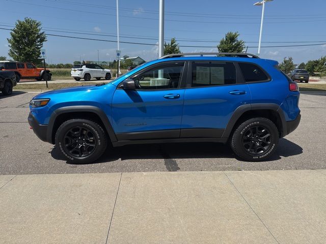 2019 Jeep Cherokee Trailhawk - Hydro Blue Pearlcoat exterior view 2