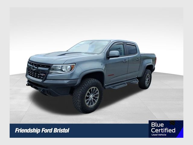 Gray (Satin Steel Metallic) 2018 Chevrolet Colorado ZR2 Crew Cab 4WD Pickup Truck Four-Wheel Drive 8-Speed Automatic