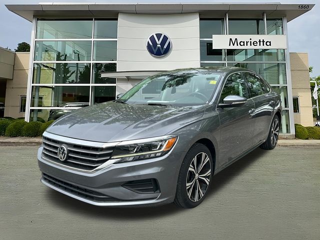 Platinum Gray Metallic 2021 Volkswagen Passat 2.0T SE FWD Sedan Front-Wheel Drive 6-Speed Automatic