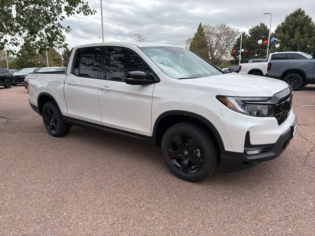 Platinum White Pearl 2026 Honda Ridgeline Black Edition AWD Pickup Truck All-Wheel Drive 9-Speed Automatic