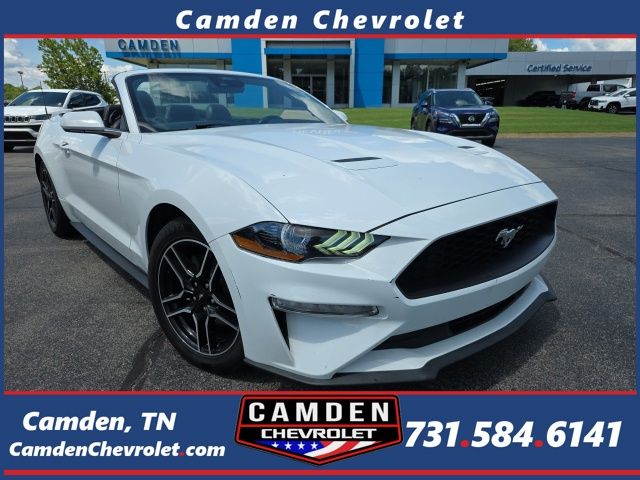 Oxford White 2023 Ford Mustang Convertible Rear-Wheel Drive Automatic