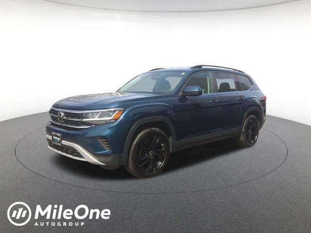 Tourmaline Blue Metallic 2023 Volkswagen Atlas 2.0T SE 4Motion AWD with Technology SUV / Crossover All-Wheel Drive 8-Speed Automatic