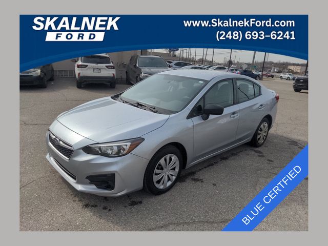 Ice Silver Metallic 2017 Subaru Impreza 2.0i Sedan All-Wheel Drive Continuously Variable Transmission