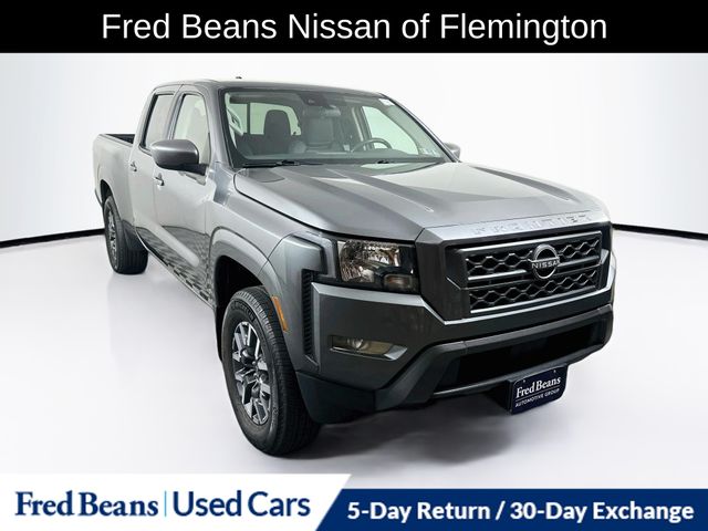 Gray (Gun Metallic) 2023 Nissan Frontier Pickup Truck Four-Wheel Drive 9-Speed Automatic